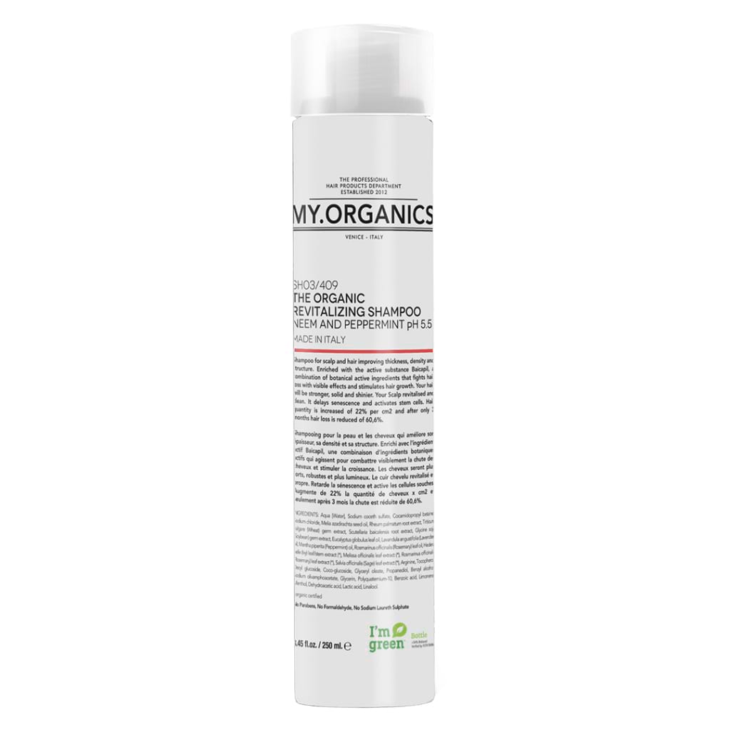 【預訂】My.Organics 意大利再生活髮防脫洗髮露1