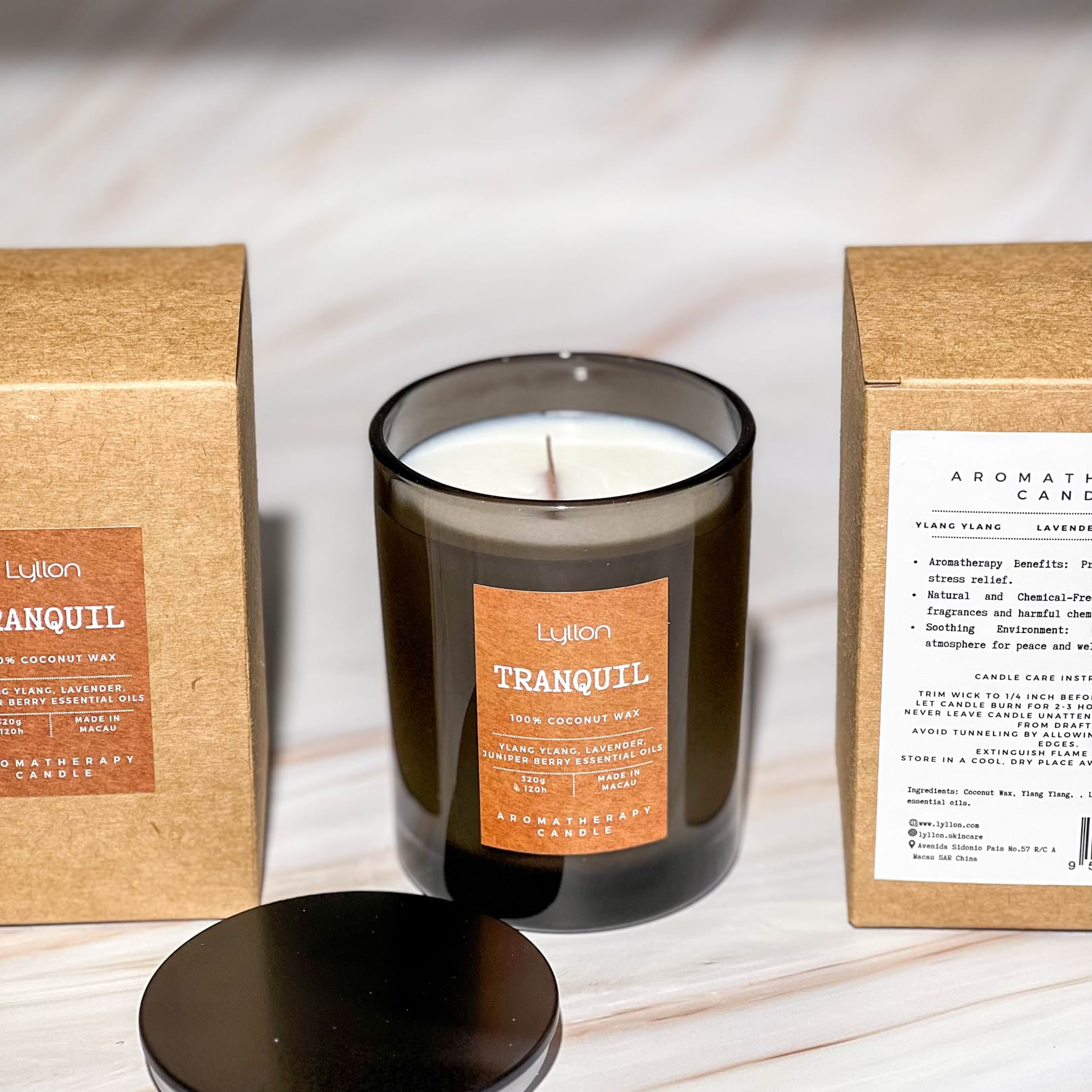 Aromatherapy Candle 320g: Tranquil 香氛蠟燭 320g：寧靜1