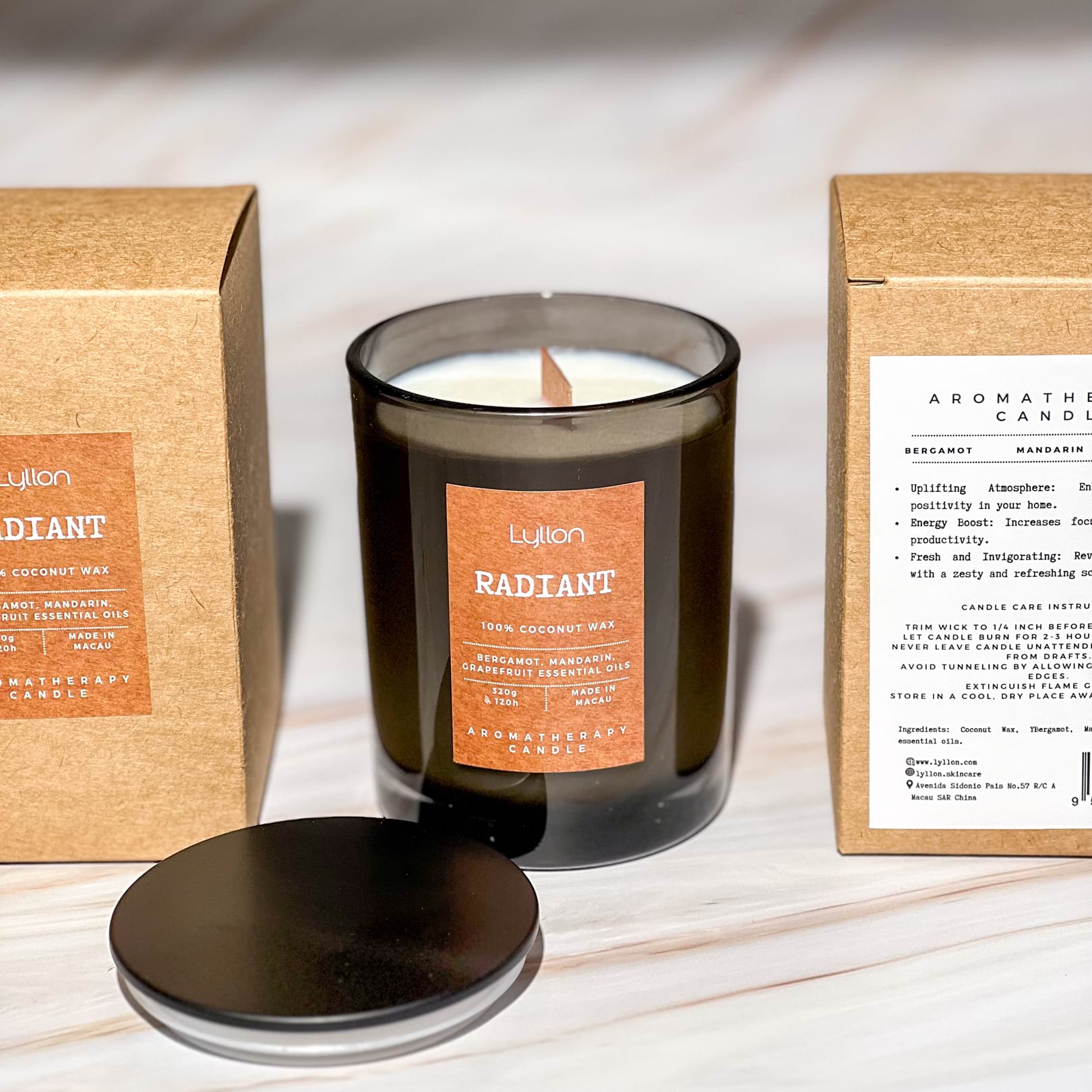 Aromatherapy Candle 320g: Radiant 香氛蠟燭 320g：輝煌1