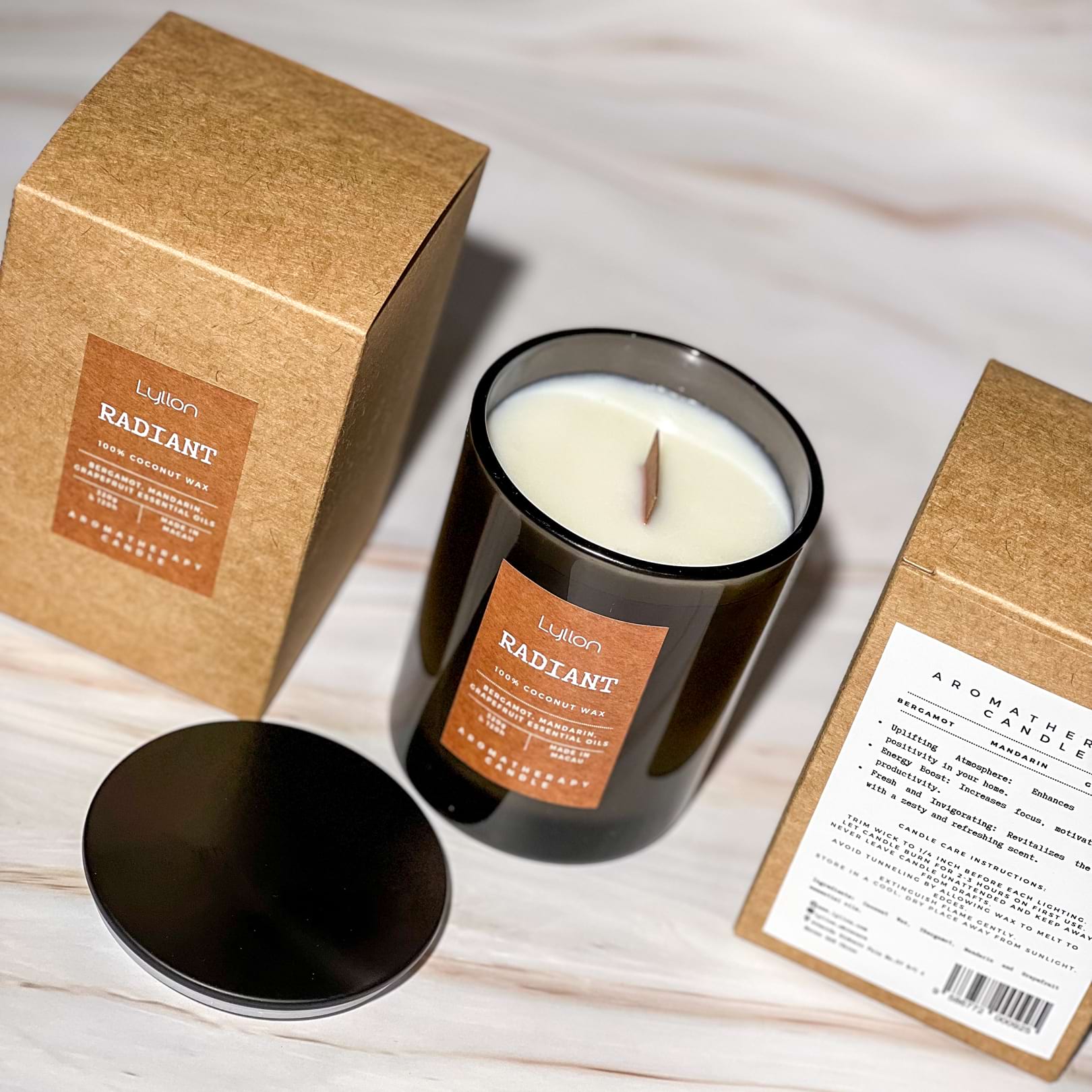 Aromatherapy Candle 320g: Radiant 香氛蠟燭 320g：輝煌3