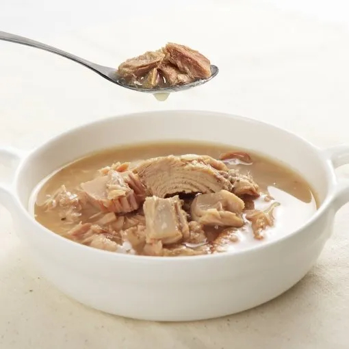 無膠鮮肉煲 - 80G, 鰹魚塊1