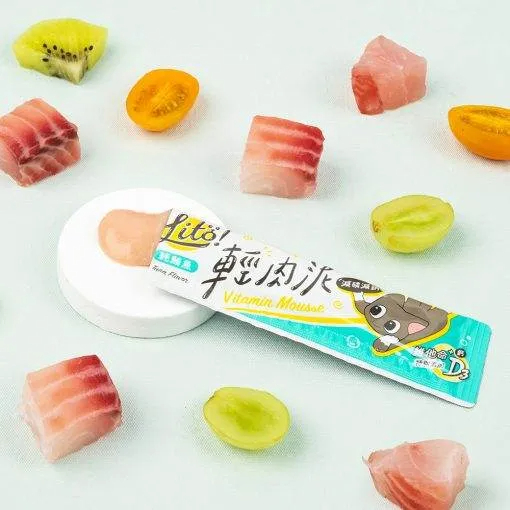 純鮪魚(維他命D3添加) LITÖ! 輕肉泥（10G×4條）1