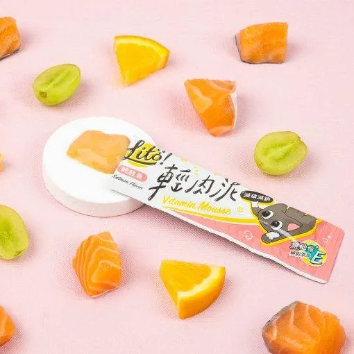 純鮭魚(維他命E添加) LITÖ! 輕肉泥（10G×4條）1