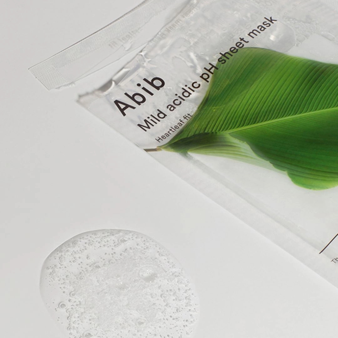 Abib Mild acidic pH sheet mask Heartleaf fit (10 sheets)1