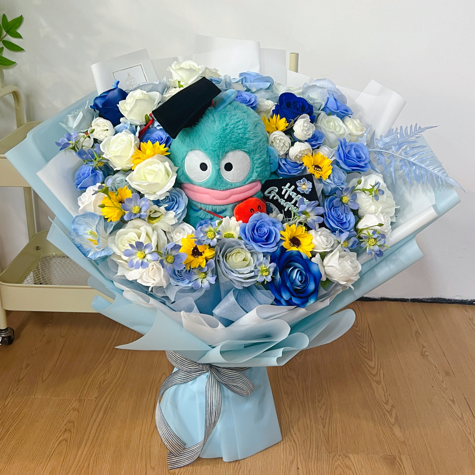 公仔畢業帽花束 🎓6