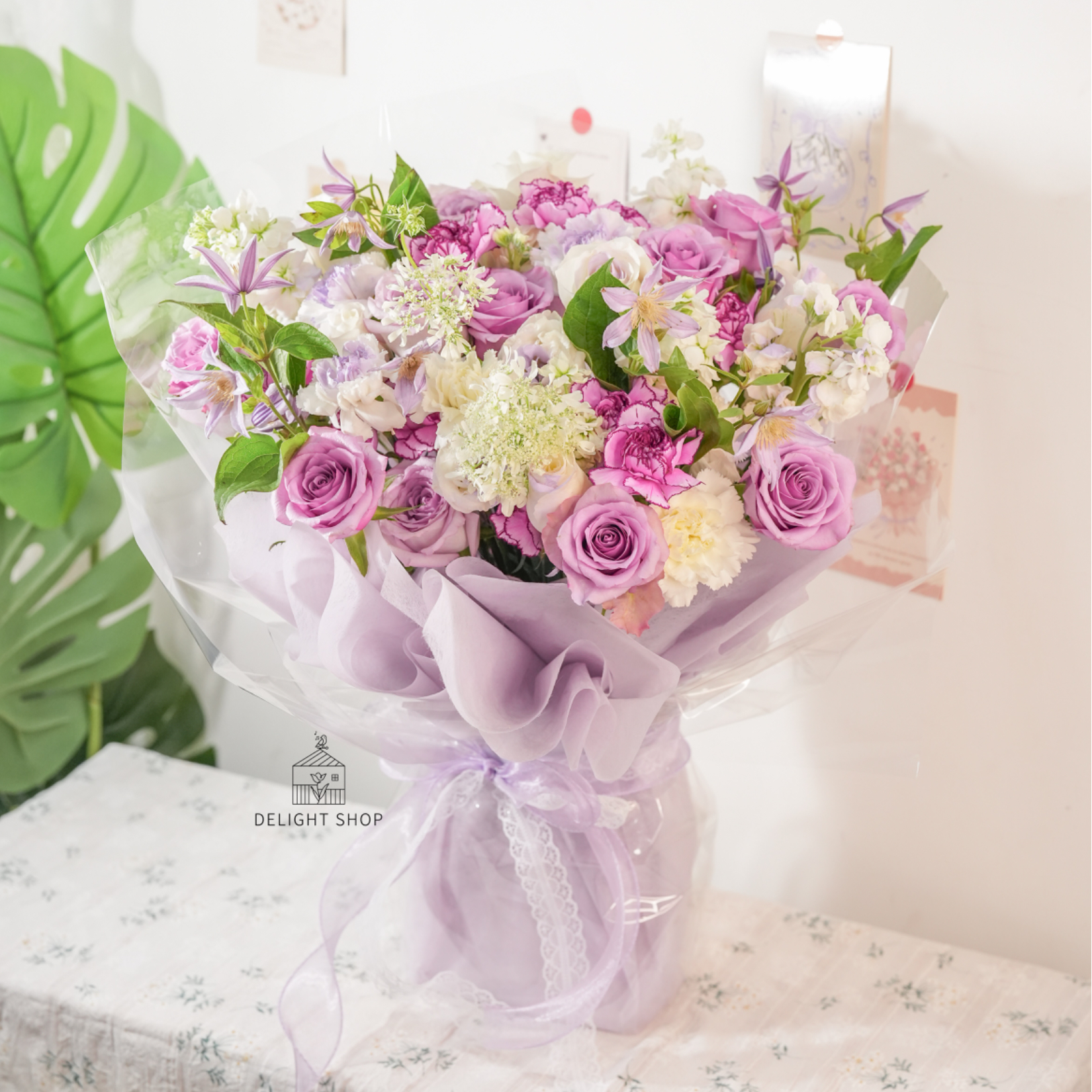 紫色系混撘花束21