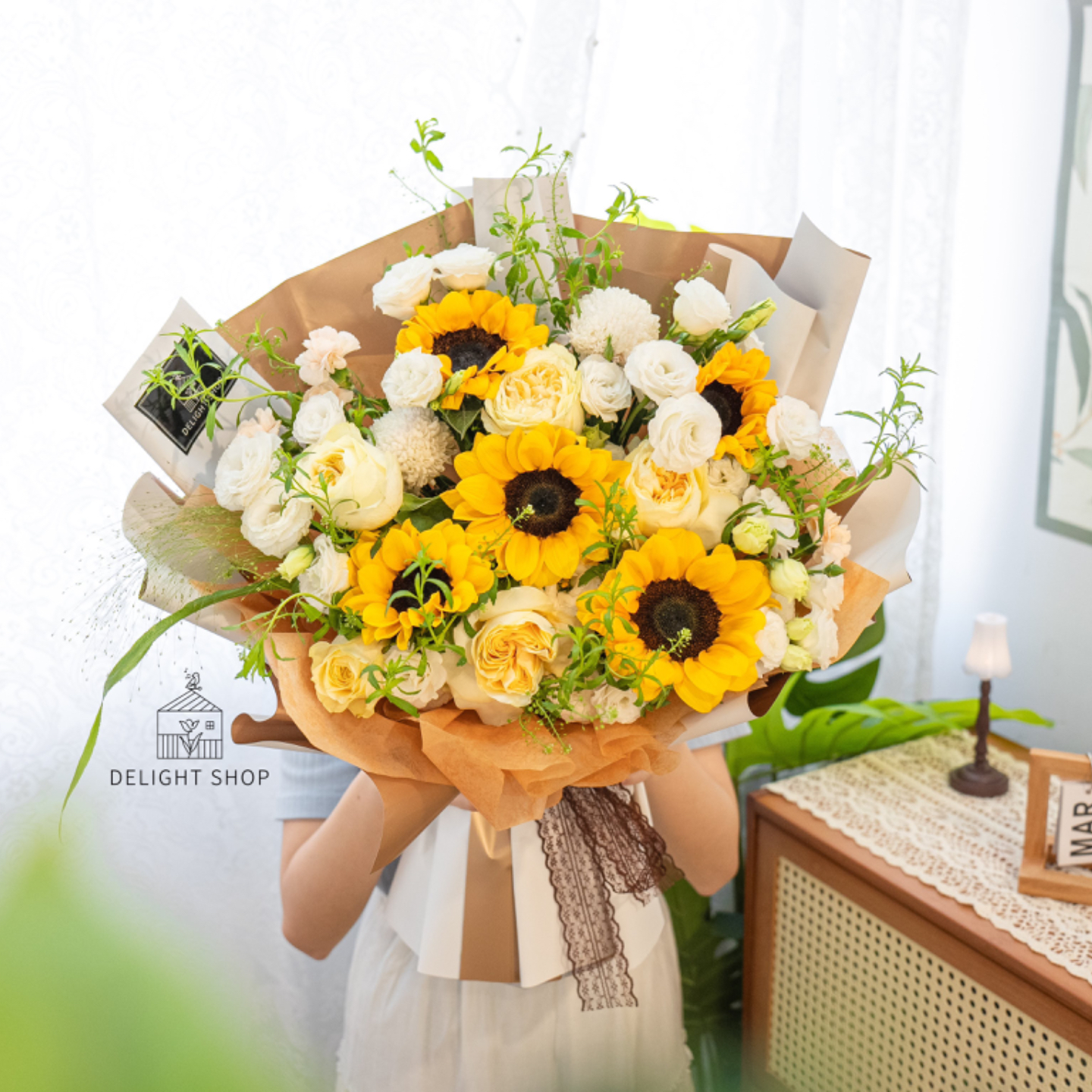 淺黃色小清新向日葵1